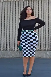 Plus Size Skirt Outfit